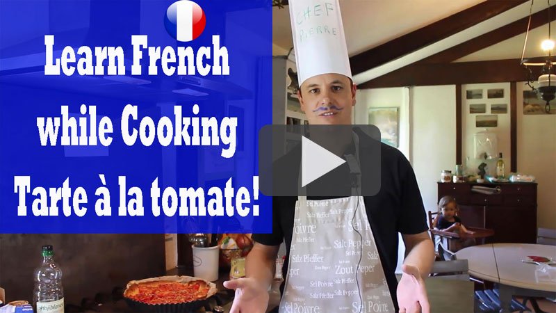 Learn French while cooking